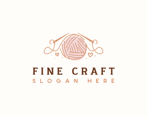 Yarn Crochet Crafts logo design