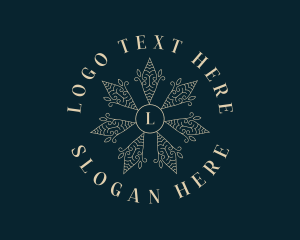 Therapy - Flower Ornament Boutique logo design