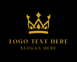 Ruler - Luxury Royal Crown logo design