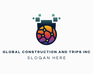 Global Gobe Digital Tech logo design