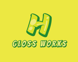 Gloss - Graphic Gloss Letter H logo design