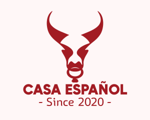 Spanish - Evil Red Bull logo design