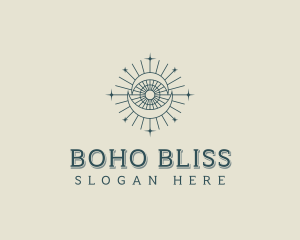 Spiritual Boho Eye logo design