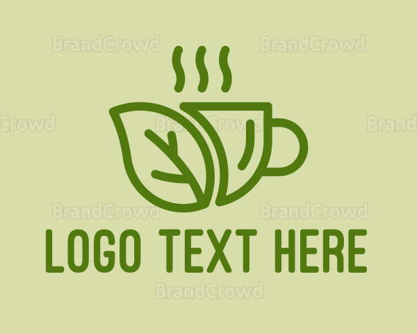 Green Coffee Drink Logo