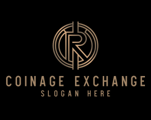 Coinage - Crypto Currency Letter R logo design