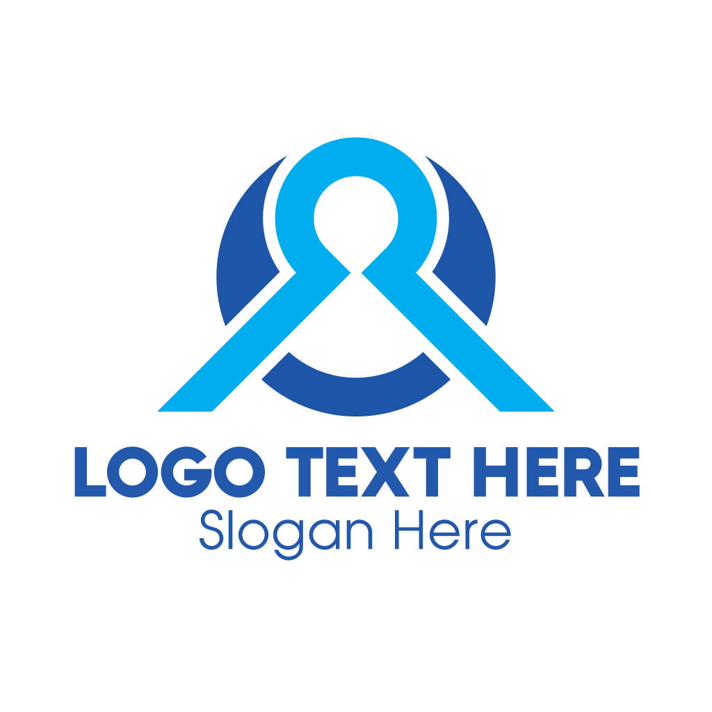 Blue Symbol Letter A Logo | BrandCrowd Logo Maker