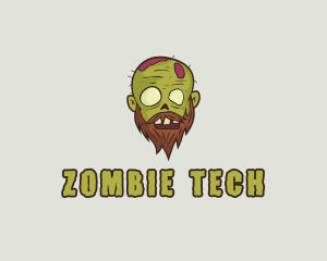 Zombie - Creepy Zombie Monster logo design