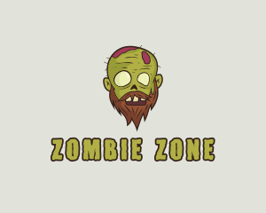 Zombie - Creepy Zombie Monster logo design