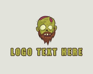Beard - Creepy Zombie Monster logo design
