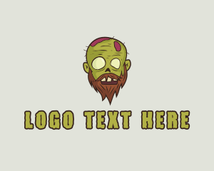 Creepy Zombie Monster Logo