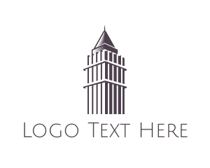 Architecture - Central Plaza Outline logo design
