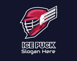 Hockey - Hockey Winged Helmet logo design