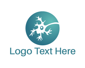 Neuron - Blue Neuron logo design