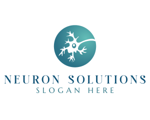 Neuron - Neuron Nerve Cell logo design