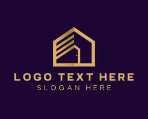 Logistic Hub - Premium Real Estate logo design