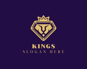 Diamond Lion King logo design