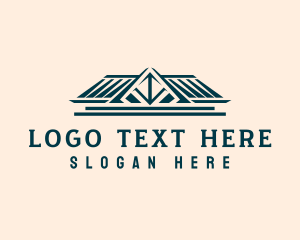 Architecture - Roofing Construction Roof logo design