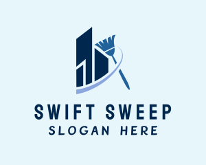 Sweeping Broom Building  logo design