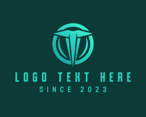 Letter T - Modern Digital Marketing logo design