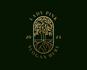 Tree Planting Horticulture Logo