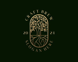 Tree Planting Horticulture logo design