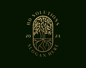 Tree Planting Horticulture logo design