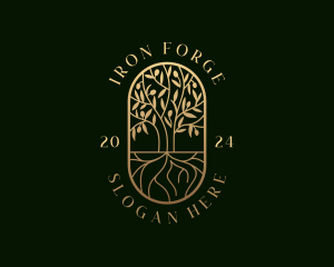 Tree Planting Horticulture logo design