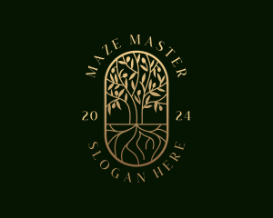 Tree Planting Horticulture logo design