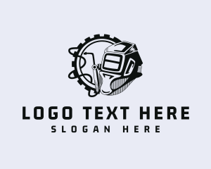 Welding - Industrial Welder Worker logo design