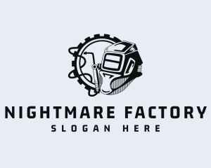 Industrial Welder Worker  logo design