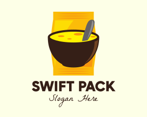 Pack - Cheesy Dish Bowl logo design