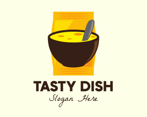 Cheesy Dish Bowl logo design