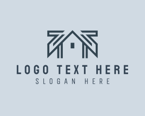 Real Estate - Repair Roofing Contractor logo design