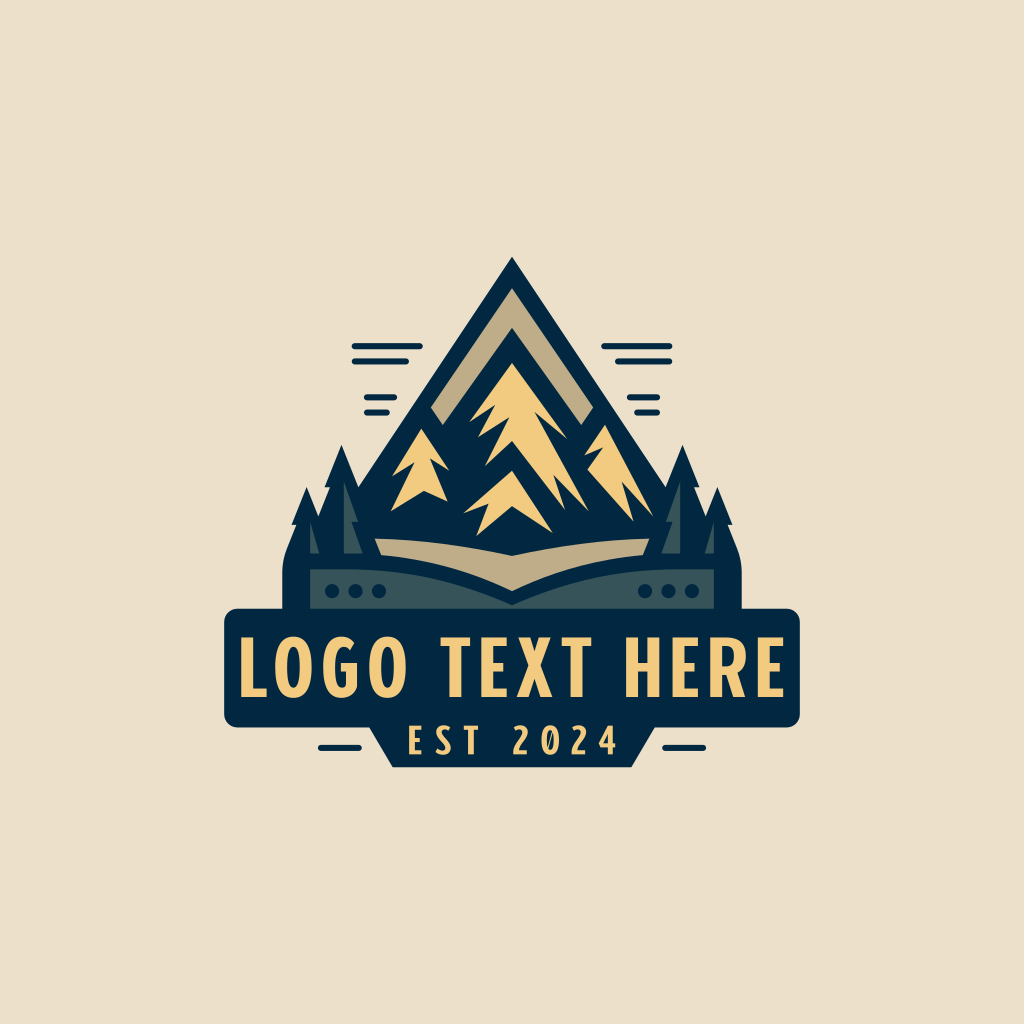 Mountain Nature Park Trekking Logo | BrandCrowd Logo Maker