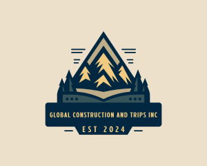 Mountaineer - Mountain Nature Park Trekking logo design