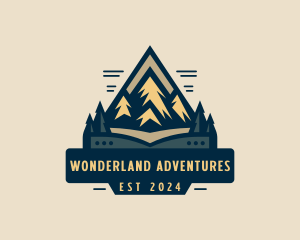 Mountain Nature Park Trekking logo design