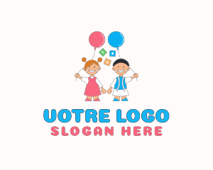 Kids Birthday Party Logo