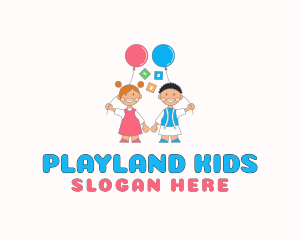 Kids Birthday Party logo design