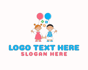 Kids Birthday Party Logo