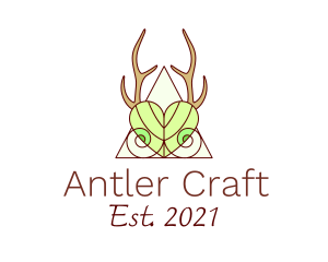 Elegant Nature Antler logo design