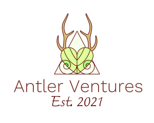 Elegant Nature Antler logo design