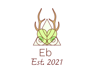 Antler - Elegant Nature Antler logo design