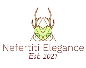 Elegant Nature Antler logo design