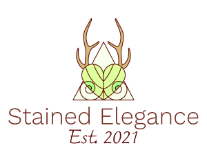 Elegant Nature Antler logo design