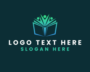 Literacy - Student Book Academy logo design