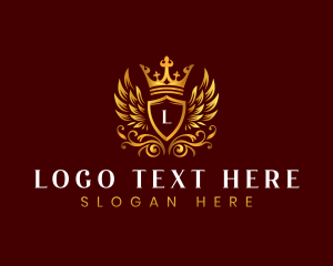 High End - Royal Crown Crest logo design