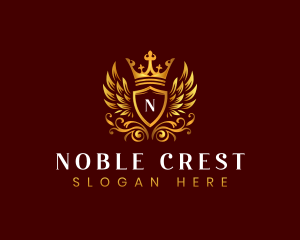 Royal Crown Crest logo design