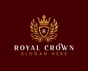 Royal Crown Crest logo design