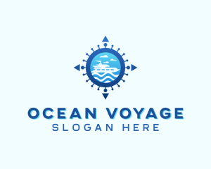 Cruise Ship Travel logo design