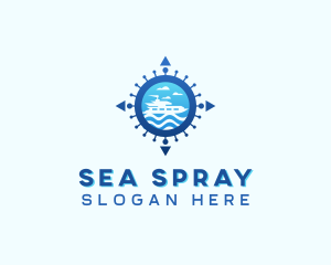 Cruise Ship Travel logo design